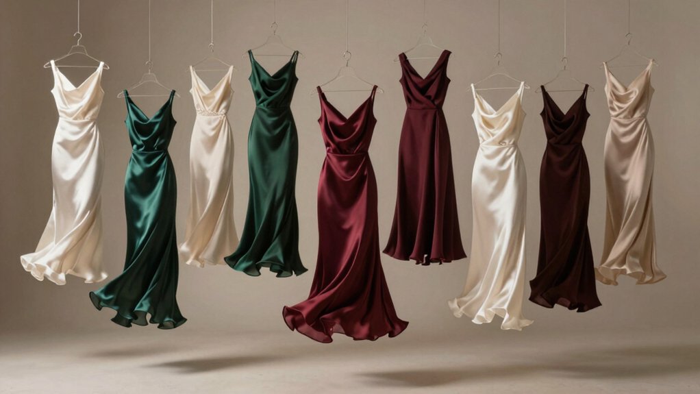 elegant silk dress selections