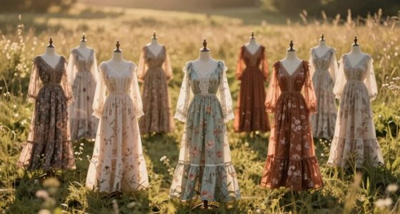 summer floral boho maxi dresses