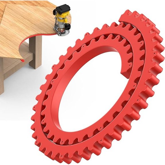 Flexible Router Edge Guide 39Inch Red