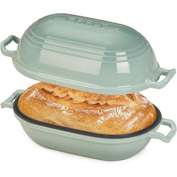 Enameled Cast Iron Dutch Oven 2.8QT