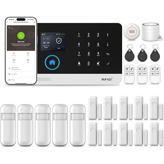 WiFi Wireless Alarm System 24-Piece Kit