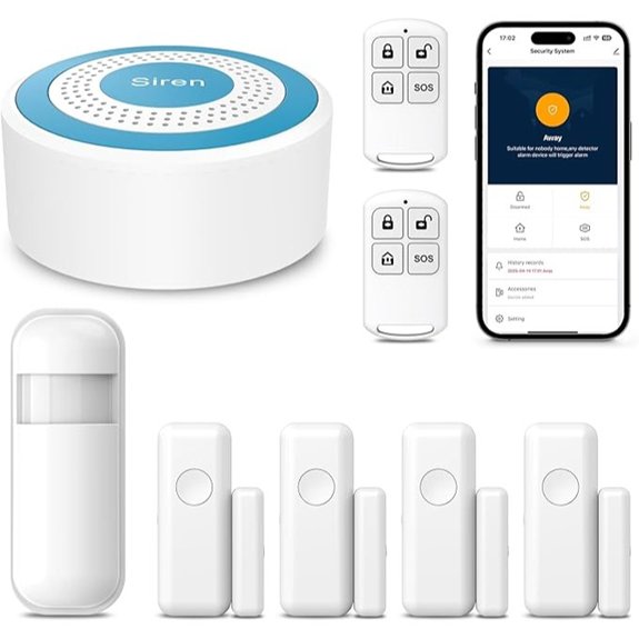 PGST WiFi Home Alarm System 8-Piece Kit