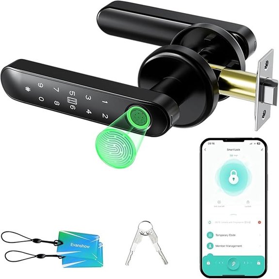 Fingerprint Door Lock with Keypad & App