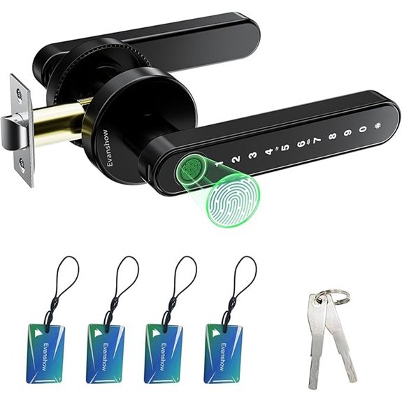 Fingerprint Door Lock with Keypad Entry