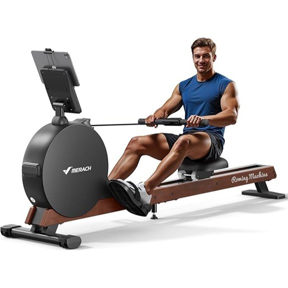 MERACH Pro-Grade Smart Rowing Machine