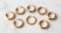 timeless 14k gold hoops