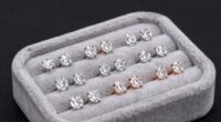 timeless sparkle diamond earrings