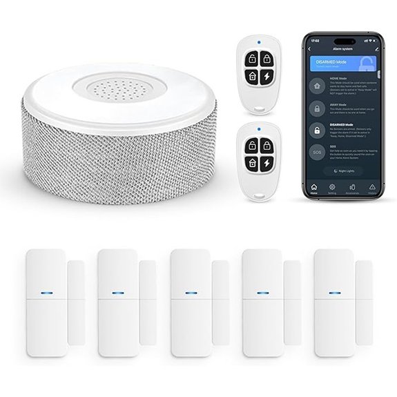 WiFi Door Alarm System 8-Piece Kit