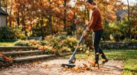 outdoor brooms built in blowers