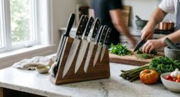 knife sets with block sharpeners